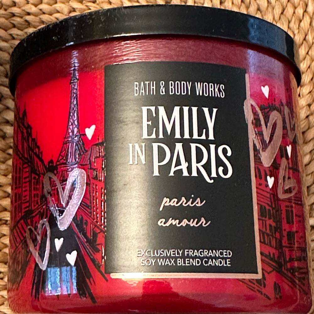 Bath & Body Works Emily in Paris 3 wick candle Candle- new - Picture 2 of 4
